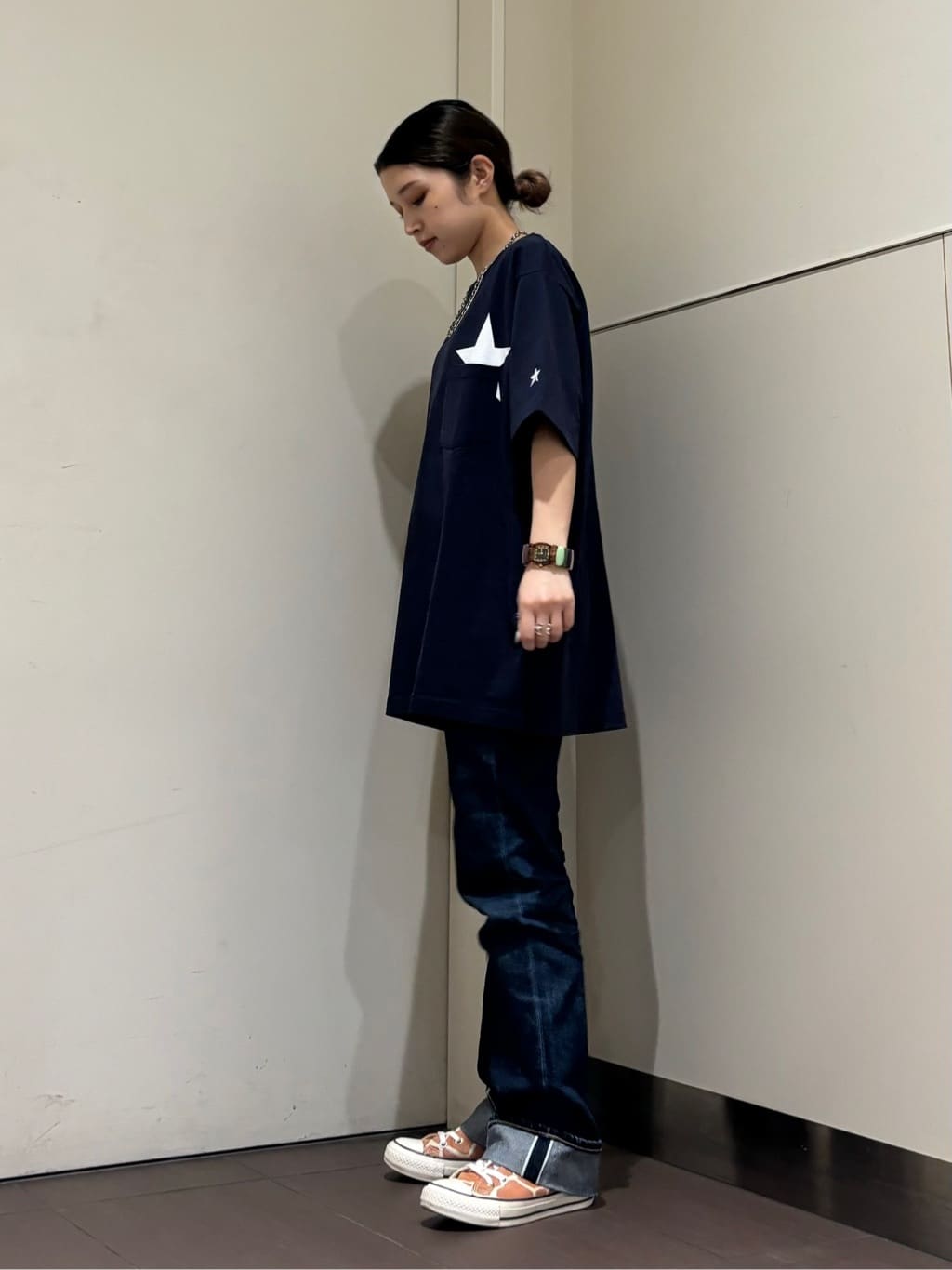 Mgmさんの「tk.TAKEO KIKUCHI｜◆スターTシャツアソート」を使ったコーディネート