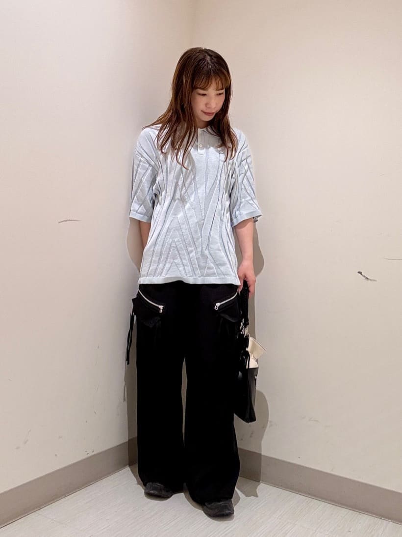 S.A.Oさんの「tk.TAKEO KIKUCHI｜◆ジャカードニットポロ」を使ったコーディネート