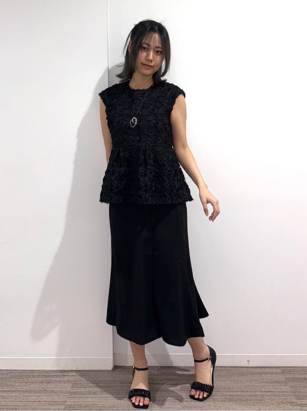 Ricoさんの「OPAQUE.CLIP｜◆メタルリング&times;コードネックレス」を使ったコーディネート