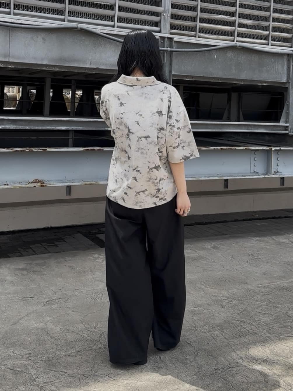 ミヅキさんの「tk.TAKEO KIKUCHI｜◆ヴィンテージライクハーフジップポロシャツ」を使ったコーディネート
