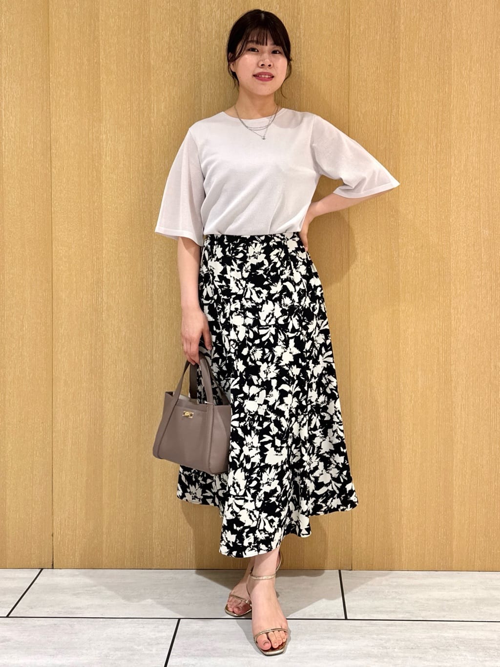 nanaさんの「UNTITLED｜【ステンレス】レイヤードチェーンネックレス」を使ったコーディネート