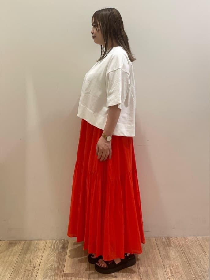 Keiさんの「index｜◆《5色展開》ワイドシルエットTシャツ【洗濯機洗い可】」を使ったコーディネート