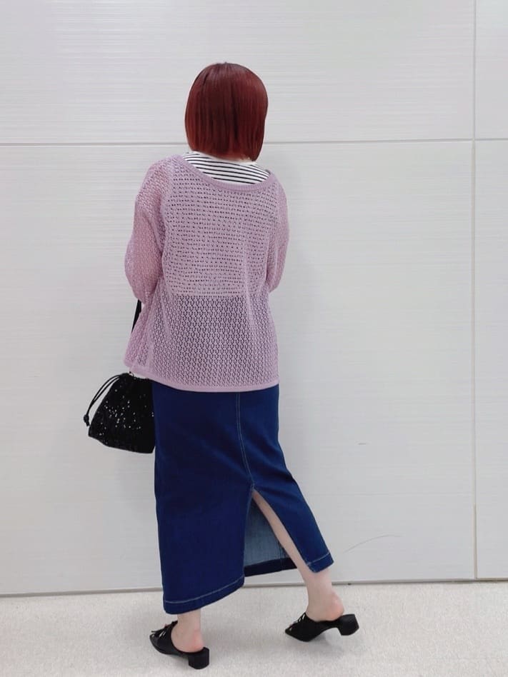 みちるさんの「SHOO･LA･RUE｜◆【洗える/S-LL】色違いで揃えたい テレコリブタンクトップ」を使ったコーディネート