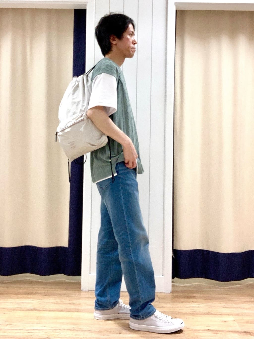 Takaさんの「Dessin｜◆【ユニセックス・洗える】テーパードデニムパンツ」を使ったコーディネート