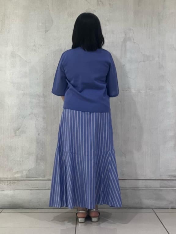 Mizukiさんの「UNTITLED｜◆【清涼感/二の腕カバー】シアープルオーバーニット」を使ったコーディネート
