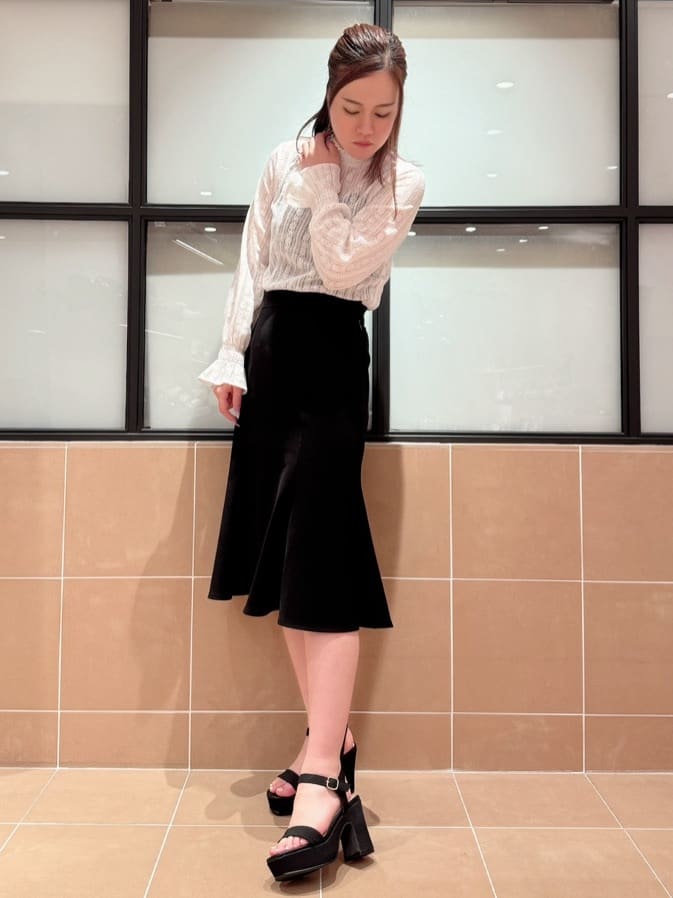 すみれさんの「ESPERANZA｜アンクルベルトサンダル」を使ったコーディネート