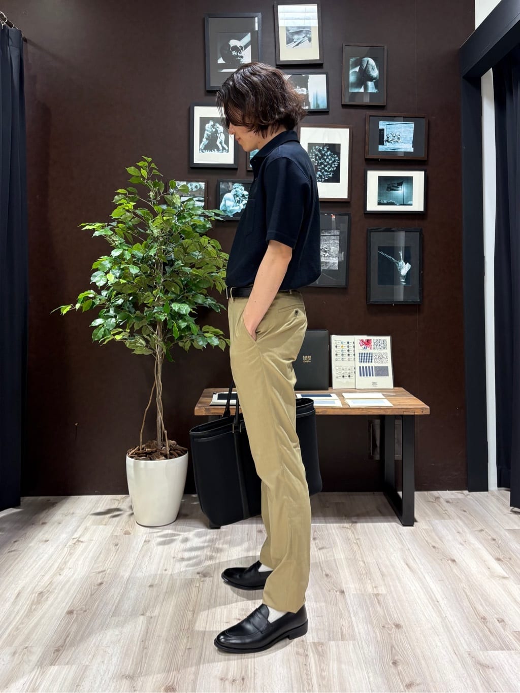 Kaiさんの「TAKEO KIKUCHI｜【抗菌防臭／9色5サイズ展開】ハニカムメランジ ポロシャツ」を使ったコーディネート