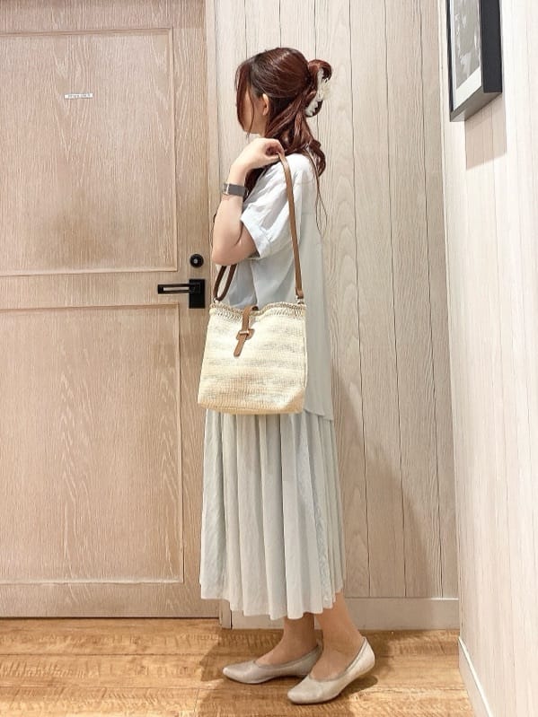 miiさんの「SHOO･LA･RUE｜◆ストレッチアーモンドトゥパンプス」を使ったコーディネート