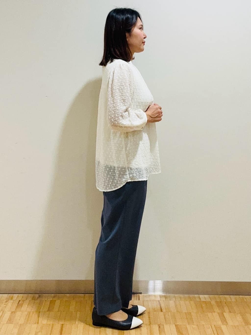 haseさんの「Reflect｜◆【手洗い可】ロングシルエットブラウス」を使ったコーディネート