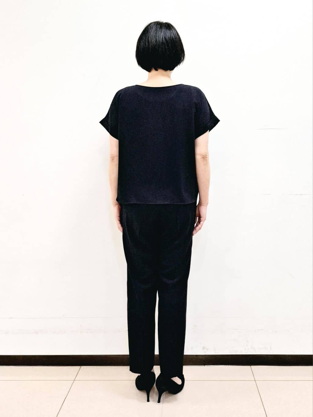 ねぎさんの「UNTITLED｜◆【セットアップ可能】リネンライク カラーレスジャケット」を使ったコーディネート