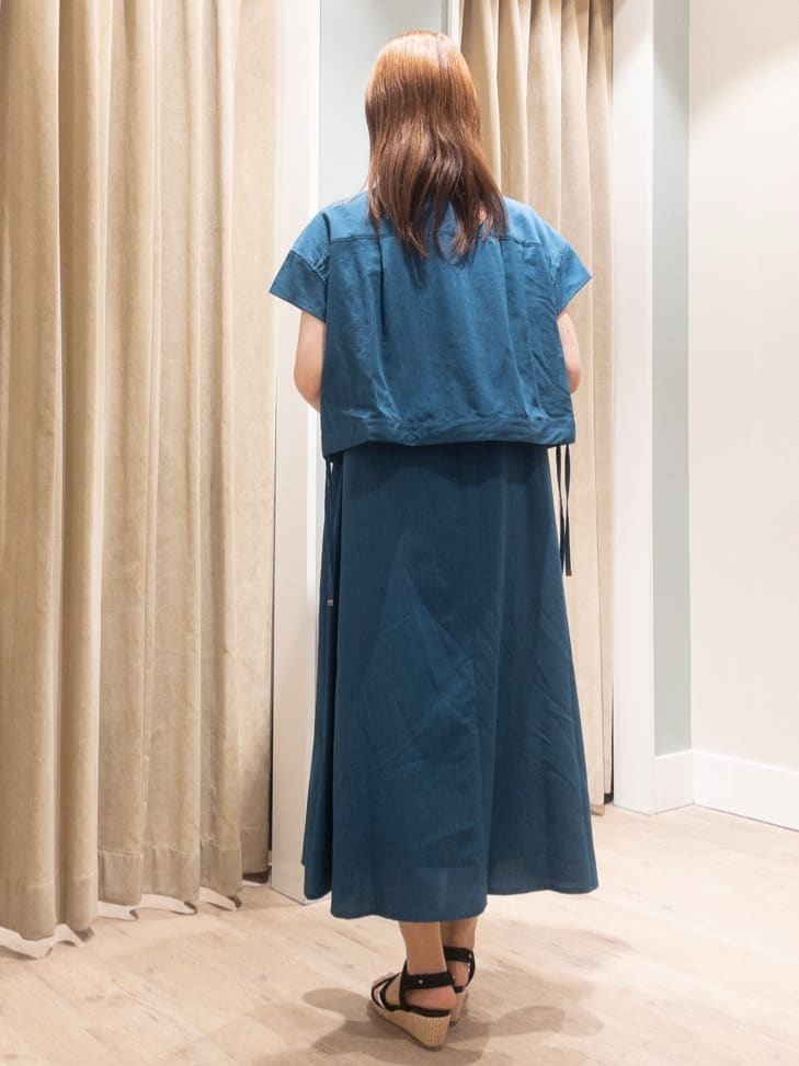 おみつさんの「grove｜◆【品よく着こなす、大人のワークスタイル】ワークジャケット&times;ワンピースセット」を使ったコーディネート