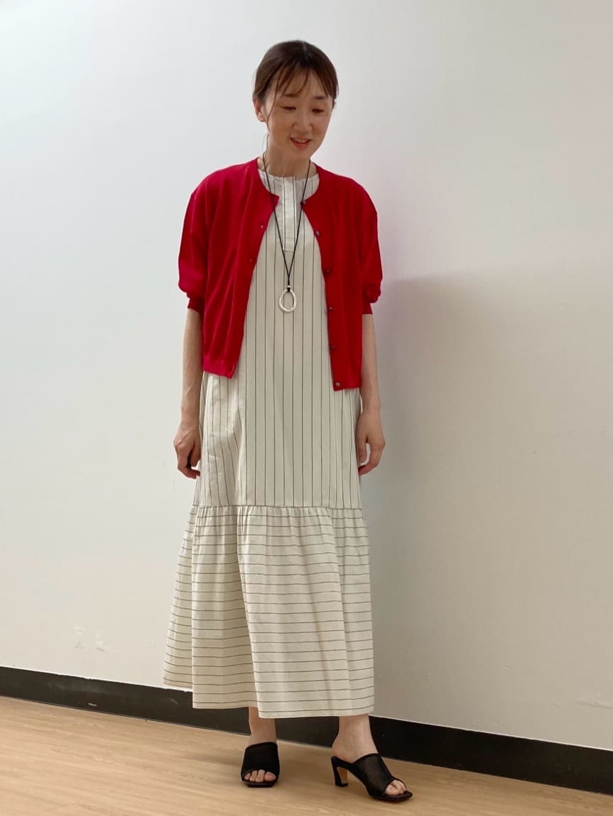 ゆうさんの「UNTITLED｜◆【旬トレンド】メッシュミュール」を使ったコーディネート