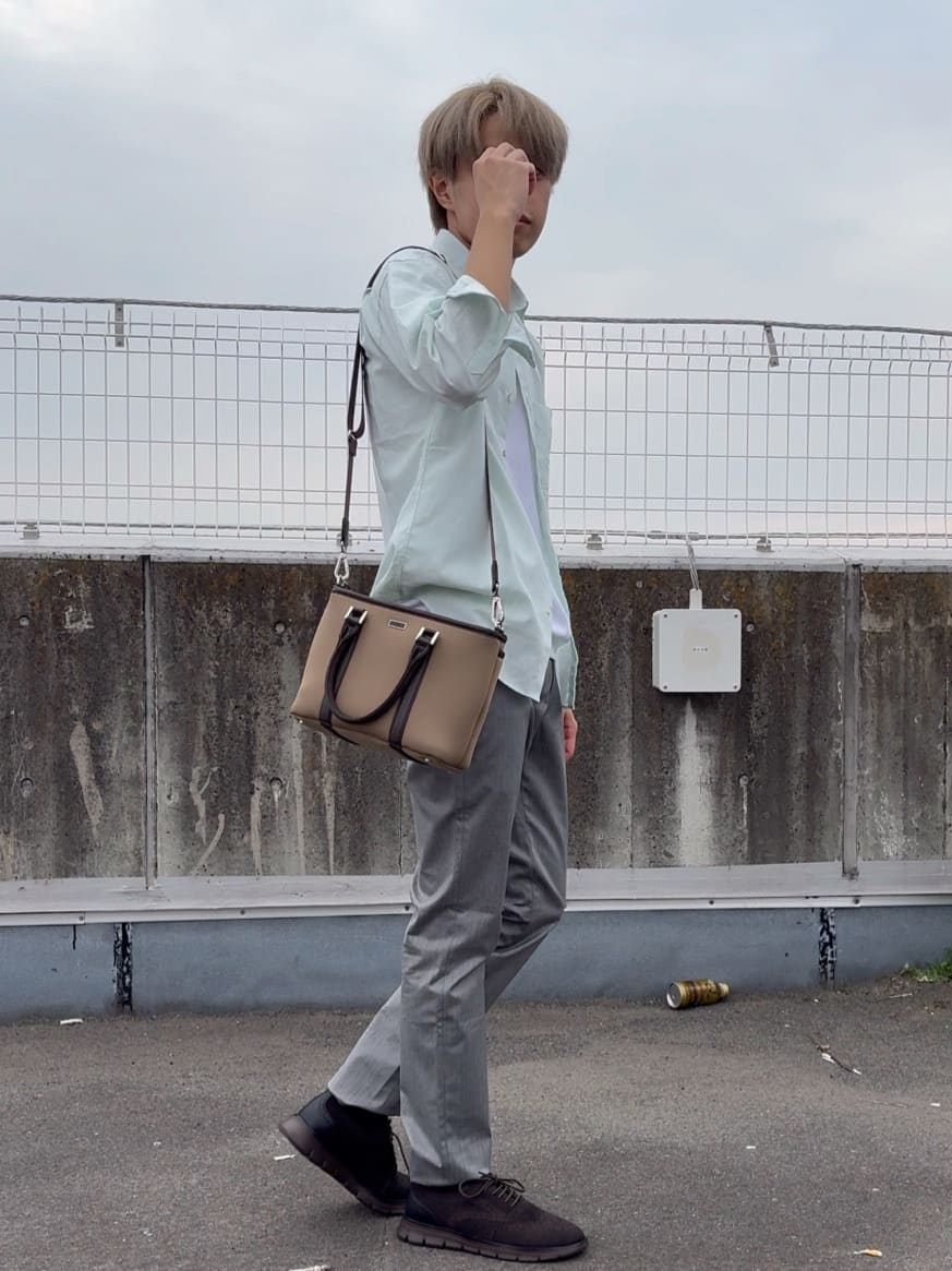 みつきさんの「TAKEO KIKUCHI｜【全7サイズ&times;8色展開！】トップマルチヘリンボン パンツ」を使ったコーディネート