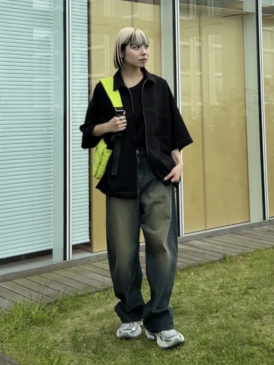 川本葵さんの「tk.TAKEO KIKUCHI｜」を使ったコーディネート