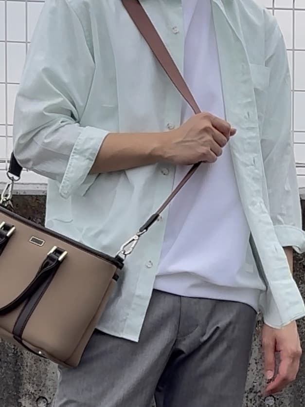 みつきさんの「TAKEO KIKUCHI｜【全7サイズ&times;8色展開！】トップマルチヘリンボン パンツ」を使ったコーディネート