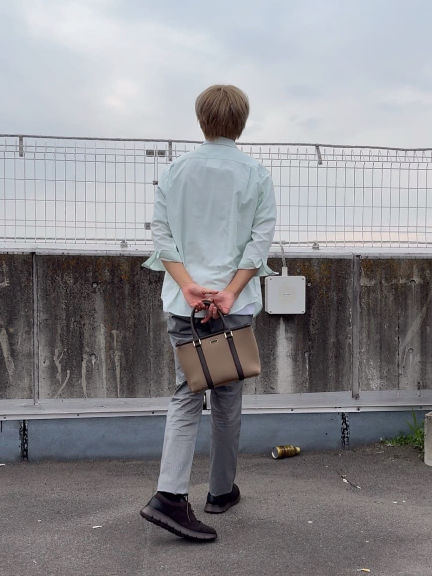 みつきさんの「TAKEO KIKUCHI｜【全7サイズ&times;8色展開！】トップマルチヘリンボン パンツ」を使ったコーディネート