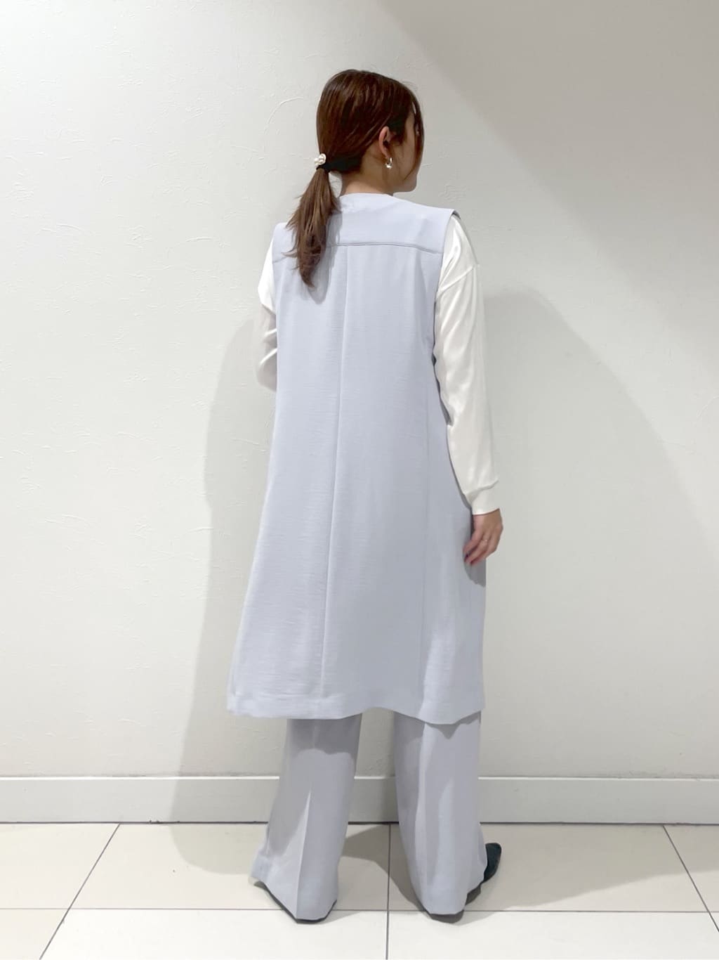 YUUKIさんの「INDIVI｜◆【洗える】異素材ドッキングトップス」を使ったコーディネート