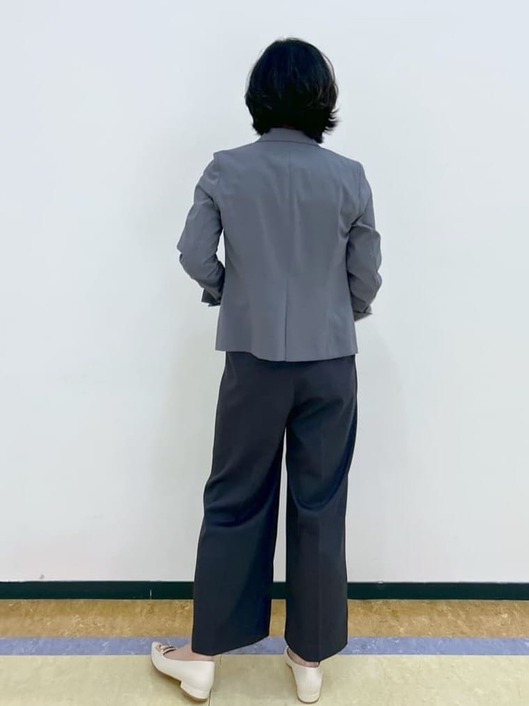 su.さんの「index｜《7色展開／XS-LLサイズ》ボートネックリブトップス【UV／洗濯機洗い可】」を使ったコーディネート