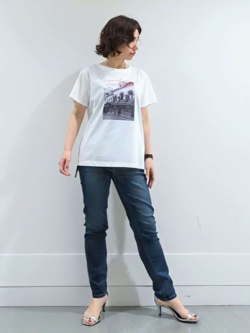 ミズタさんの「UNTITLED｜【Healthy DENIM&times;UNTITLED】別注 R Mrytle（リマートル）テーパードデニム」を使ったコーディネート