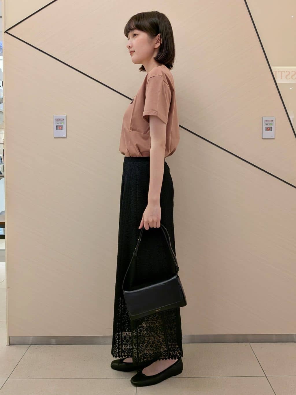 saoriさんの「DRESSTERIOR｜◆ソフトレザーバレエシューズ」を使ったコーディネート