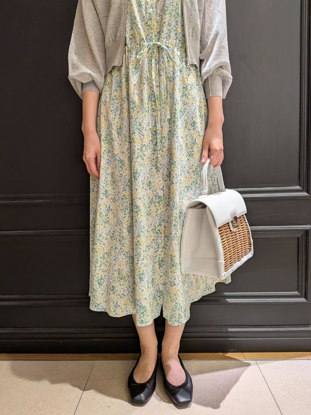 saoriさんの「DRESSTERIOR｜◆ソフトレザーバレエシューズ」を使ったコーディネート