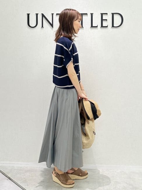Miwaさんの「UNTITLED｜ライトダブルリングネックレス」を使ったコーディネート