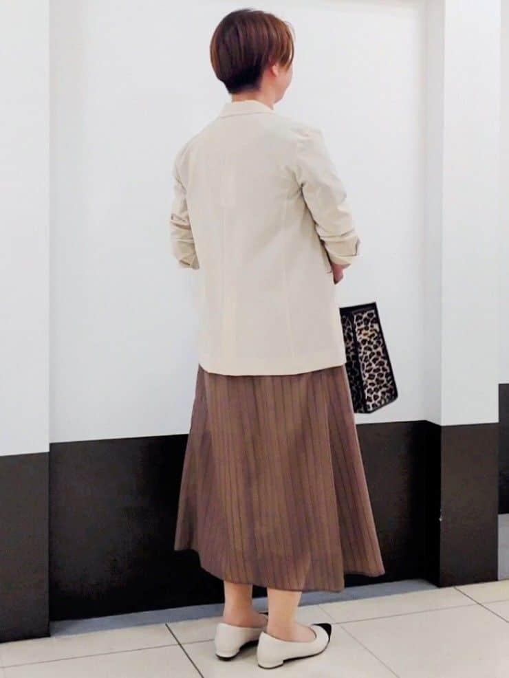 じゅりさんの「Reflect｜◆【マシンウォッシュ可／セットアップ可／通勤におすすめ】ドライタッチジャケット」を使ったコーディネート