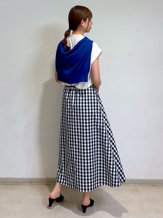 yukaさんの「UNTITLED｜メタリックメッシュトート」を使ったコーディネート