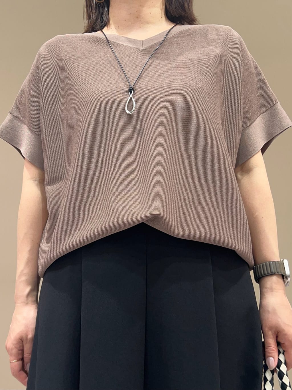 fukuさんの「UNTITLED｜◆【セットアップ可/接触冷感/イージーケア】リラクミスト フレアスカート」を使ったコーディネート