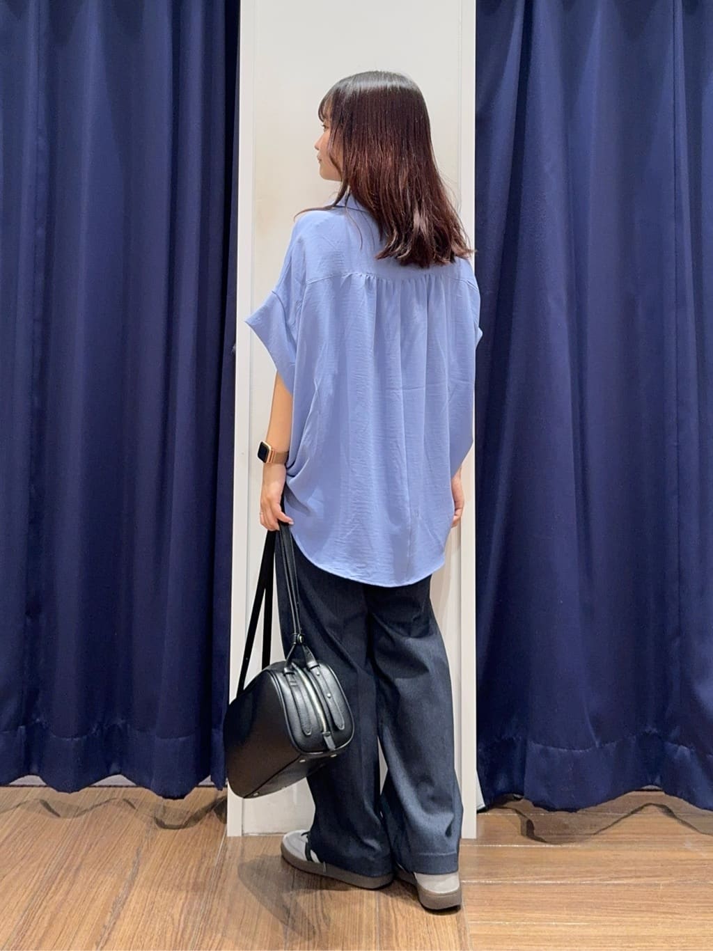 cherryさんの「THE SHOP TK｜◆スキッパーシャツ【防シワ/接触冷感/洗濯機OK/セットアップ可】」を使ったコーディネート