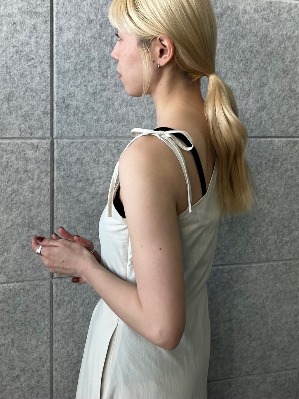 honoka Aさんの「CODE A｜asymmetry ribbon one－piece」を使ったコーディネート