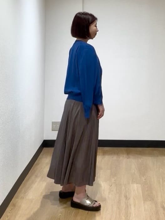 MIKIKOさんの「UNTITLED｜◆【11色展開/コットン100/アンサンブル可能】クルーカーディガン」を使ったコーディネート