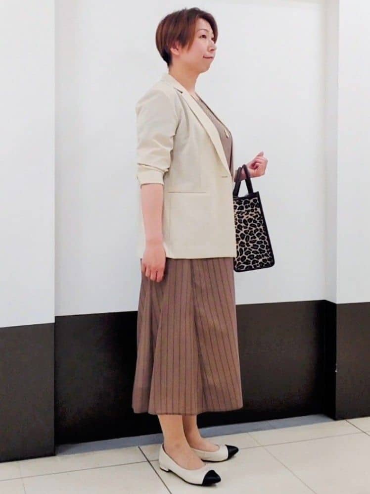 じゅりさんの「Reflect｜◆【マシンウォッシュ可／セットアップ可／通勤におすすめ】ドライタッチジャケット」を使ったコーディネート