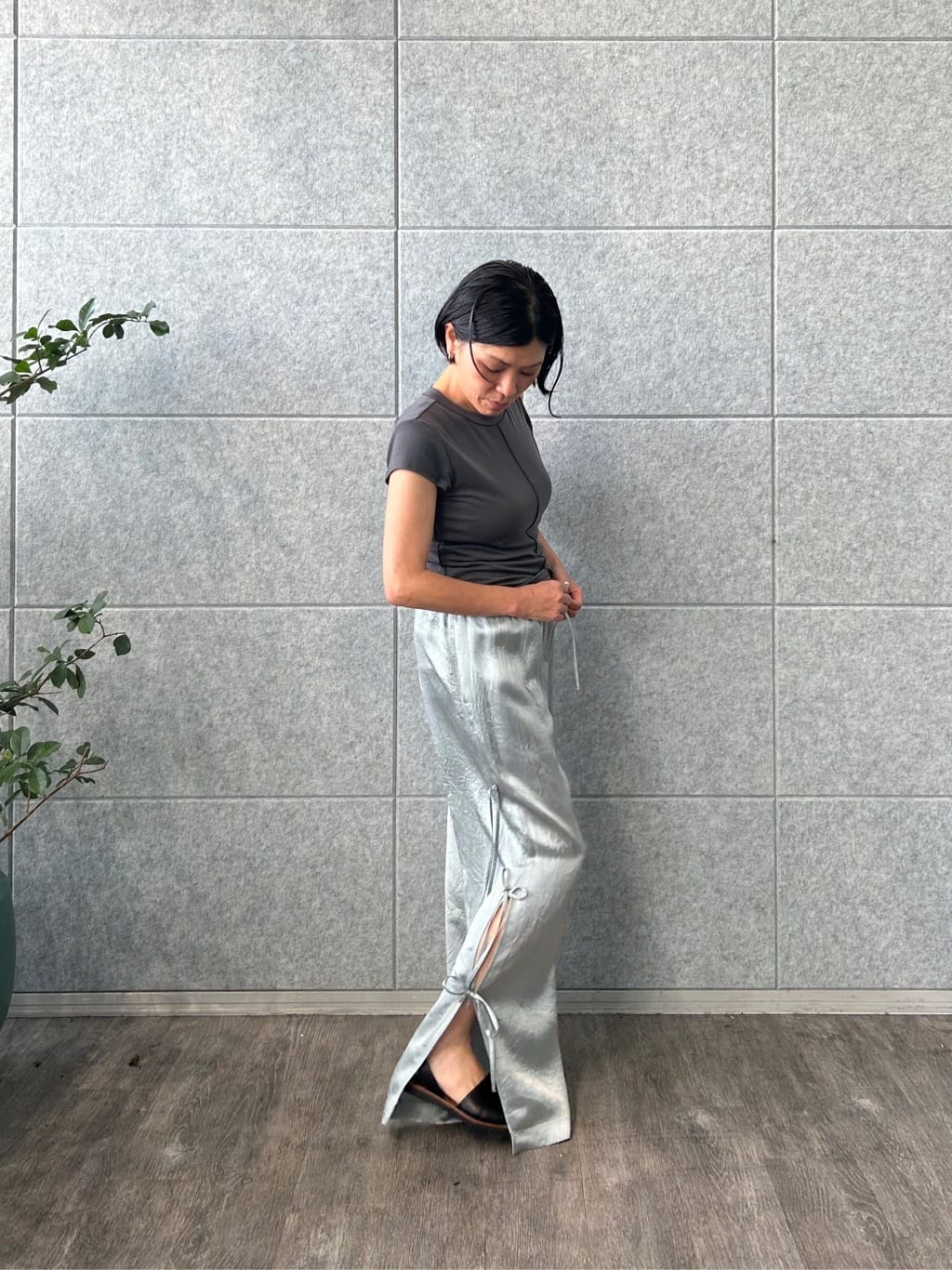 yukoさんの「CODE A｜ribbon easy pants」を使ったコーディネート