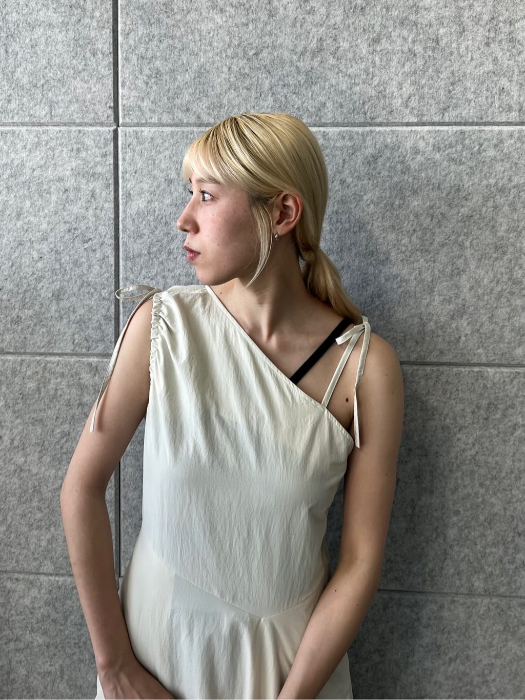 honoka Aさんの「CODE A｜asymmetry ribbon one－piece」を使ったコーディネート