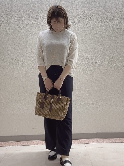chinatsuさんの「Reflect｜◆【手洗い可】ドライタッチホールガーメント（R）ニット」を使ったコーディネート