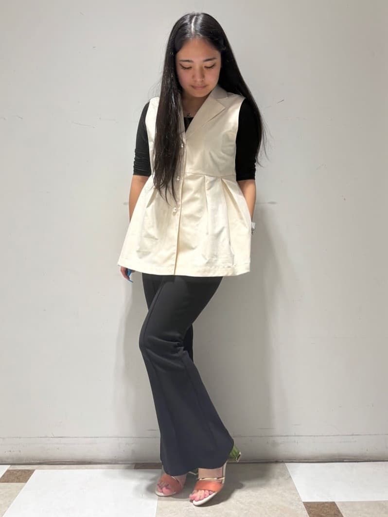 のはらっちょさんの「ESPERANZA｜カラーヒールサンダル」を使ったコーディネート