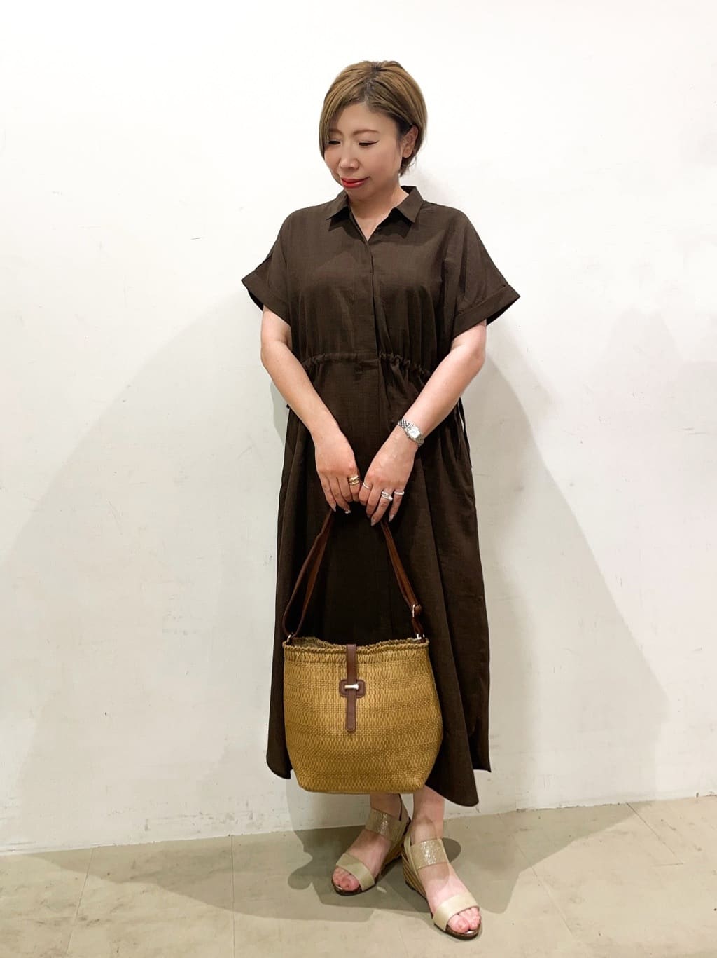 Ricoさんの「SHOO･LA･RUE｜◆【高レビュー/累計販売35万足突破】片手ではけるサンダル シューダル 25SS」を使ったコーディネート