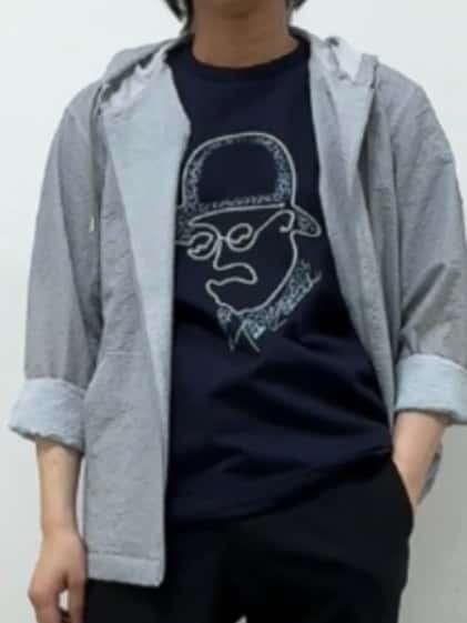 溝端佑太朗さんの「TAKEO KIKUCHI｜◆【Sサイズ～】フェイスロープ刺繍 天竺Tシャツ」を使ったコーディネート