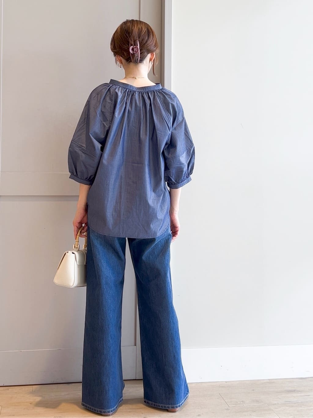 yamakoさんの「grove｜【Lee&times;grove別注】WIDE DENIM PANTS」を使ったコーディネート