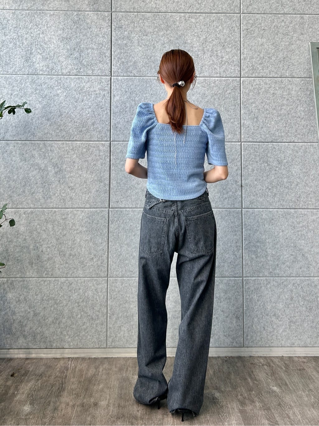 harunaさんの「CODE A｜gather puff jersey tops」を使ったコーディネート