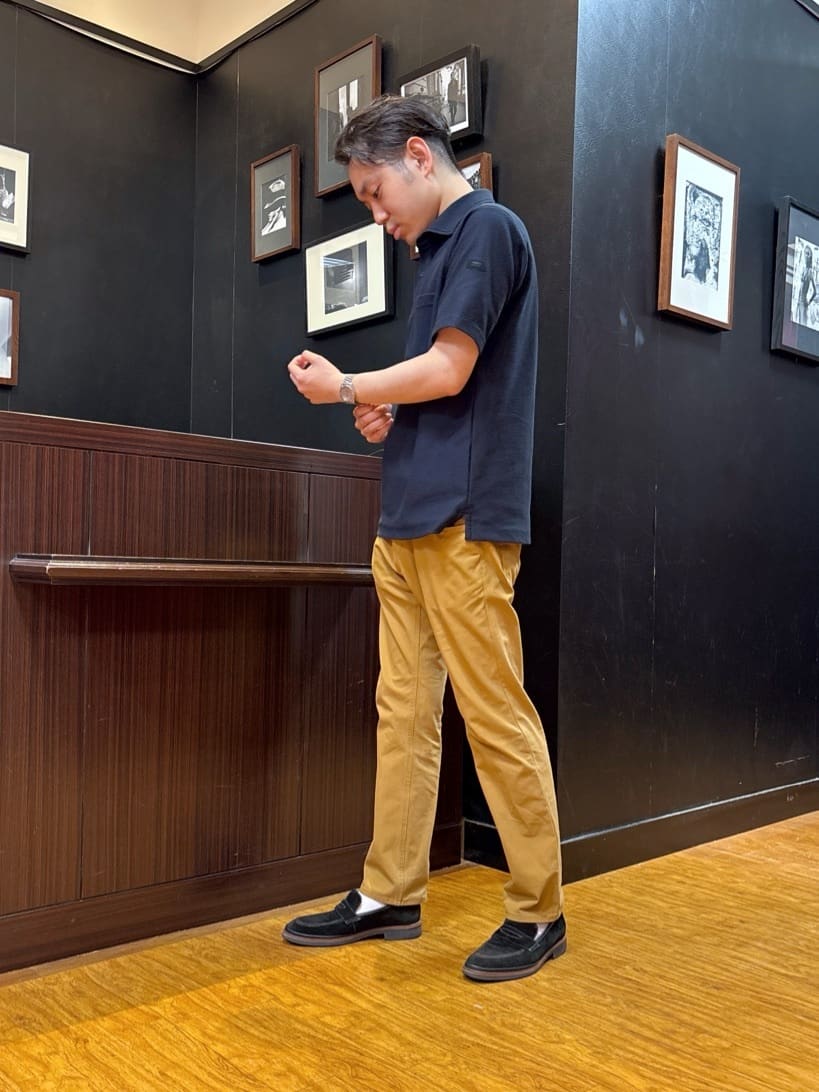 KEIさんの「TAKEO KIKUCHI｜【抗菌防臭】COOL DOTS（R）ドビープリント ジャケット」を使ったコーディネート