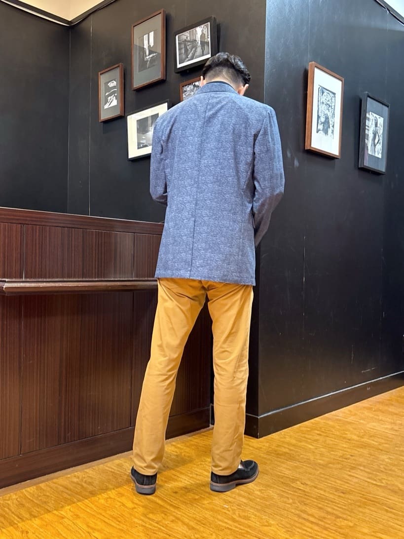 KEIさんの「TAKEO KIKUCHI｜【抗菌防臭】COOL DOTS（R）ドビープリント ジャケット」を使ったコーディネート