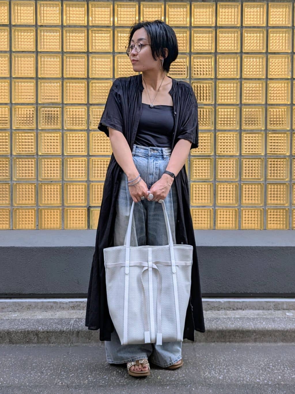 MTさんの「HIROKO HAYASHI｜PANIER（パニエ） トートバッグL」を使ったコーディネート