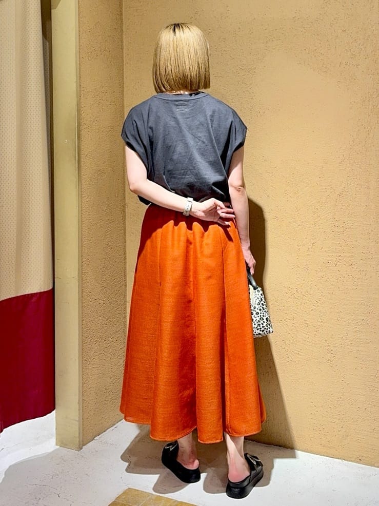 さち。さんの「grove｜【Lee&times;grove別注】PRINT　SLEEVELESS T-SHIRTS」を使ったコーディネート