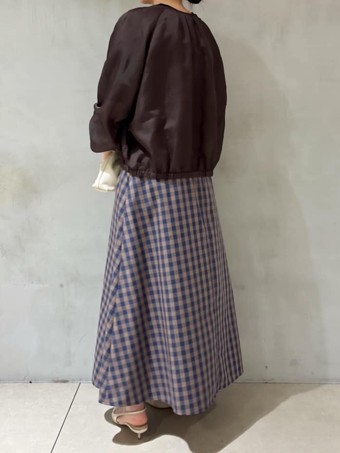 tomoさんの「UNTITLED｜◆【トレンド/洗える/軽い】シアーブルゾン」を使ったコーディネート