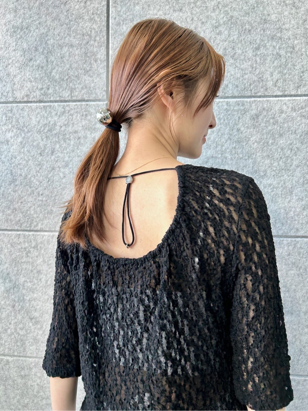 harunaさんの「CODE A｜lace layered pullover」を使ったコーディネート