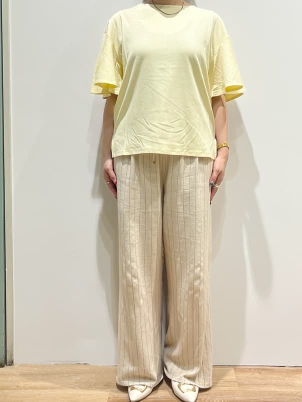 chiakiさんの「OPAQUE.CLIP｜◆《S-LLサイズ》フレアスリーブカッソー【UV／接触冷感／洗濯機洗い可】」を使ったコーディネート