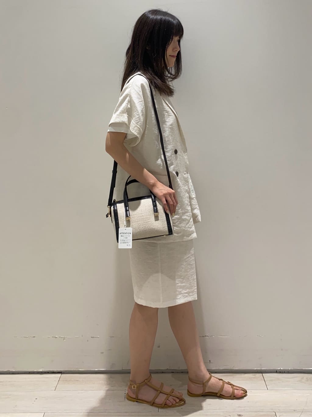 shikaさんの「THE SHOP TK｜◆華奢ストラップサンダル」を使ったコーディネート
