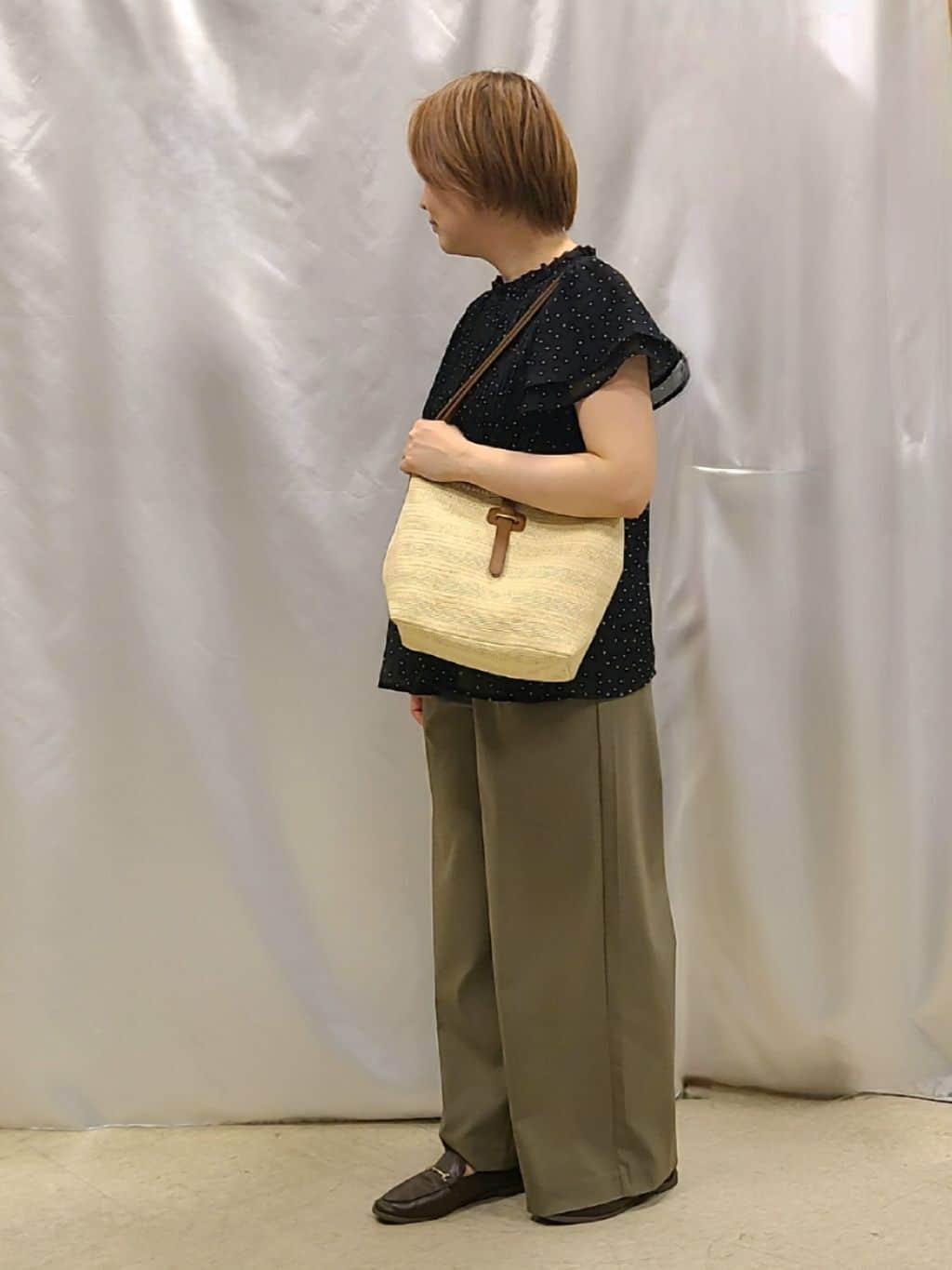 Chiiさんの「SHOO･LA･RUE｜◆ペーパーショルダーバッグ」を使ったコーディネート